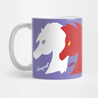 All four Horses (Horses of the apocalypse) Mug